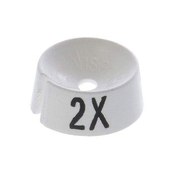 Hanger Markers by SIZEAMATIC – Plastic, White, Pack of 25
