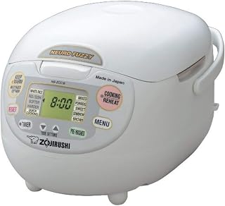 Zojirushi Neuro Fuzzy 10-Cup Rice Cooker and Warmer (Premium White) | Automatic keep-warm
