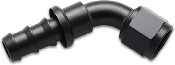 Vibrant Performance 22606 Push-On 60 Degree Hose End Elbow Fitting; Size: -6An, 1 Pack