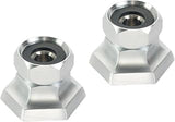 DX-100 Krowne Diamond Series, Coupling Flanges for Mounting All Diamond Series Faucets, Ultra-Polish Satin Finish, Flange Seal Technology, Eccentric Fittings, Includes Nipples