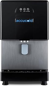 ACCUCOLD Commercial Ice & Water Dispenser, Countertop, 160 lbs. Nugget Ice Production Per Day, 5.3 lbs. of Storage, Filter Kit Included- AIWD160FLTR