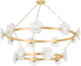 485-62-VGL Almandine - 10W 15 LED Chandelier-26 Inches Tall and 60.75 Inches Wide