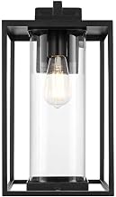 Elegant Lighting Memphis 8.5" Outdoor Wall Sconce in Black