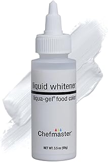 Chefmaster Liquid Whitener Liqua -Gel Food Coloring | Brighter Whites & Pastels | Professional-Grade Dye | Fade-Resistant