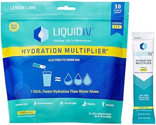 Liquid I.V. Hydration Lemon Lime Electrolyte Powder Drink Mix, 28 Count