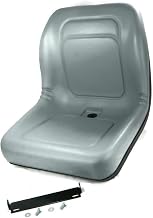 Replacement Gray High Back Seat Fits Dixie Chopper 1999 Lawn Mowers | Fits Lx2002-42, X2000-50