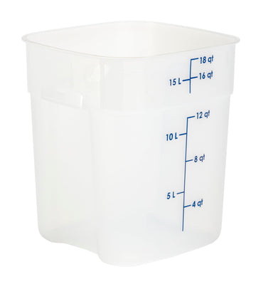 FreshPro Translucent Food Container 18QT (Pack of 6) by Cambro – Pack of 6, Model 18SFSPROPP190