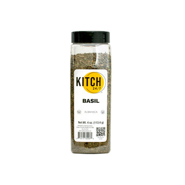 KITCH 24/7 Whole Basil Leaves by KITCH24/7 – 4 Ounce (Pack of 1), Model 23073262