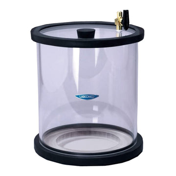 Chamber, Short, Clear, 13.6" Diameter, 16.8" Height by Labconco – 18 liters, stainless steel, Clear, Model 7318702