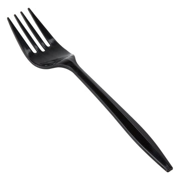 75003641 CPC Fork Heavyweight Polypropylene44; Black - Case of 1000