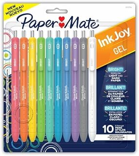 Paper Mate PAP2173764 Ink Joy Bright Gel Pen Assorted Color - Pack of 10
