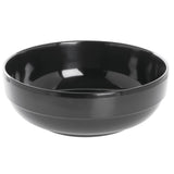 Black Bowl - 8 2/5"Dia x 3"H by HUBERT – Melamine, Black, Model M2039-BLACK