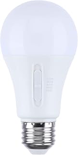 Satco S12147 15.5 Watt A19 LED Lamp E26 Medium Base 5CCT Selectable 2700K-5000K 1600 Lumens 120 Volt Dimmable T24 Compliant Enclosed Rated 90 CRI Frost Finish Indoor Light Bulb General Light (1 Pack)