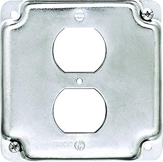 Hubbell Raco 902C 4" Square Duplex Box Cover