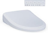 TOTO WASHLET®+ S7A Electronic Bidet Toilet Seat, EWATER+® Bowl and Wand Cleaning, Auto Open and Close Classic Lid, Elongated, Cotton White - SW4734AT40#01