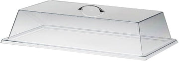 Cal-Mil 327-13 Standard Cover, 13" W x 18" D x 4" H, Clear (Pack of 4)