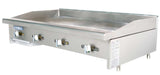 Turbo Air Countertop Gas Griddle 48"W x 30"D by RADIANCE – Stainless Steel, Model TAMG-48