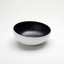 American Metalcraft LFTBB8 Melamine Angled Bowl, White w/Black Speckles, 40-Ounces