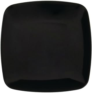 Elite Global Solutions D11SQR-B Square Platter Black Plastic 11" Square