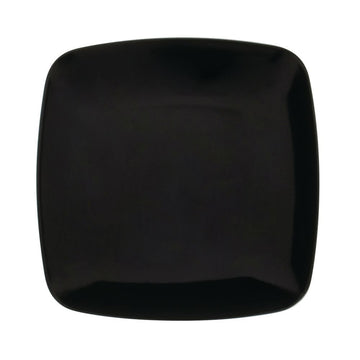D11SQR-B Square Platter Black Plastic 11" Square by Elite Global Solutions – Large, Melamine, Black, Model 848552007418