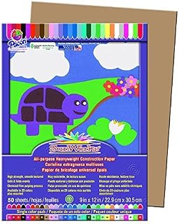Pacon CORPORATION CONSTRUCTION PAPER LIGHT BROWN 9X12 (Set of 36)
