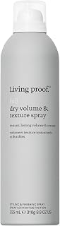 Living Proof Full Dry Volume & Texture Spray – Instant Volume, Texture, Oil Absorption, Heat Protection, Lightweight Hold for Fine or Flat Hair