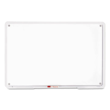 iQTotal Erase Marker Board by Quartet – 9"W x 1"H, Porcelain, Melamine, or Glass, White, Model TM1107