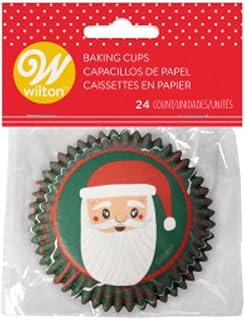 Wilton Christmas Santa Baking Cup 24 Count, 1 EA