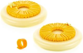 Silikomart Tutù 24 Dessert-Top Silicone Baking Mold with 6 Cavities 2.95 Inch Diameter x 0.31 Inch High