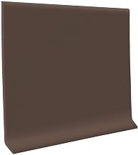 Pinnacle Rubber Cove Base 4"X1/8"X48" - Light Brown