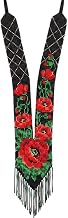 LKBEADS Poppy Vine Ukrainian Gerdan Necklace Seed Beads Traditional Jewellery Multi Color Handmade Strand Beaded Ukrain Jewelry |LK_UKRN_1287