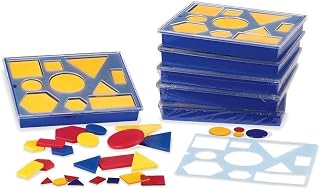 hand2mind 46393 Attribute Blocks Classroom Basics Kit - Set of 6 Trays