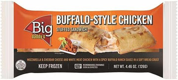 Big Daddys Buffalo Style Chicken Stuffed Sandwich, 4.46 Ounce -- 48 per case.