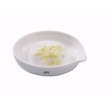 Ginger Grater Ceramic by GEFU – One Size, Silicone, White, Model GF24-35370