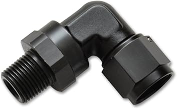 Vibrant Performance 11381 11381-4AN to 1/8" NPT Female Swivel 90 Degree Adapter Fitting