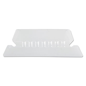 42CR Hanging File Folder Tabs by Pendaflex – 1/5, Plastic, Clear, Model PFX42CR