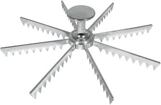 Royal Industries Pie Marker, Cast Aluminum, 8 Cut, Silver, Commercial Grade