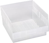 QUANTUM STORAGE SYSTEMS SHELF BIN CLEAR 11-5/8in x 11-1/8in x 6in