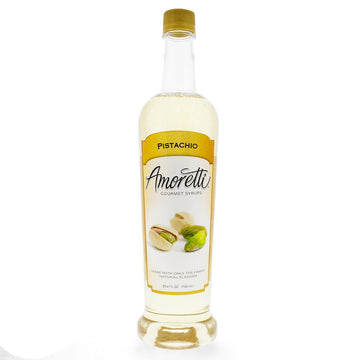 Pistachio Gourmet Syrup 750 ml by Amoretti – 25.4 Fl Oz (Pack of 1)