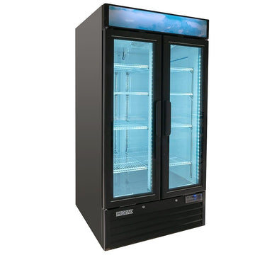 39 1/2" Two Section Display Freezer by MOTAK – 41.10x34.80x82.30, In Description, Check Images, Model MGD-2DF-36-HC