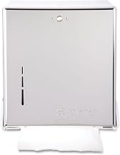 San Jamar T1905XC True Fold Metal Front Cabinet Towel Dispenser Chrome 11-5/8w x 5d x 14-1/2h