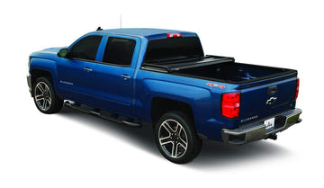 Latitude | Fits 2014-2018 GM Chevy Silverado/GMC Sierra with 6.6 FT Bed | Easy Install by LEER – Vinyl, Black, Model 630170