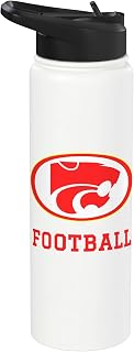 Carlisle High School Wildcats Football Stainless Steel Insulated Water Bottle