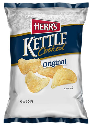 Kettle Cooked Chips (Herr's Kettle Cooked Potato Chips Original – Single Serve