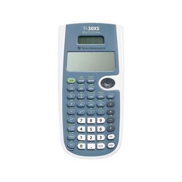 TI30XSMV TI-30XS MultiView Scientific Calculator by Texas Instruments – 0.8" x 3.5" x 7.3", Plastic, Blue/White, Model TEXTI30XSMV