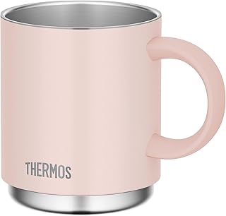 Thermos JDS-351 BEP Vacuum Insulated Mug, 11.8 fl oz (350 ml), Beige Pink