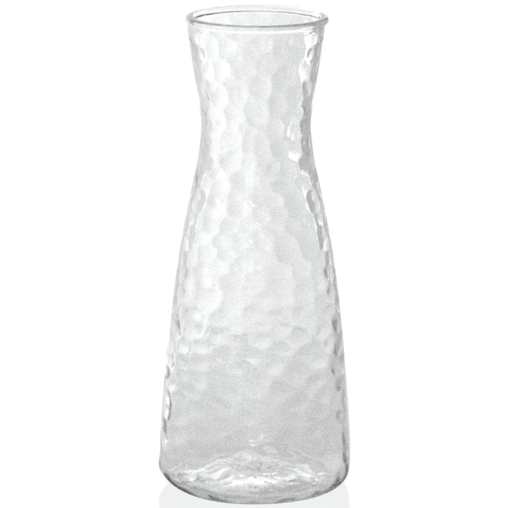 Drinkwise 10 oz Clear Plastic Pebbled Carafe by Front of the House – 10 Ounces, Plastic, Clear, Model ACF001CLT23