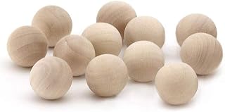 Hygloss Products, Inc Wood Craft Balls, 1-Inch, 12 Pc