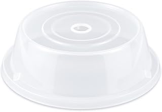 G.E.T. 10.4" Clear Round Plastic Plate Covers (Set of 12)