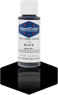 AmeriColor Candy Oil Food Color, 2-Ounce, Black